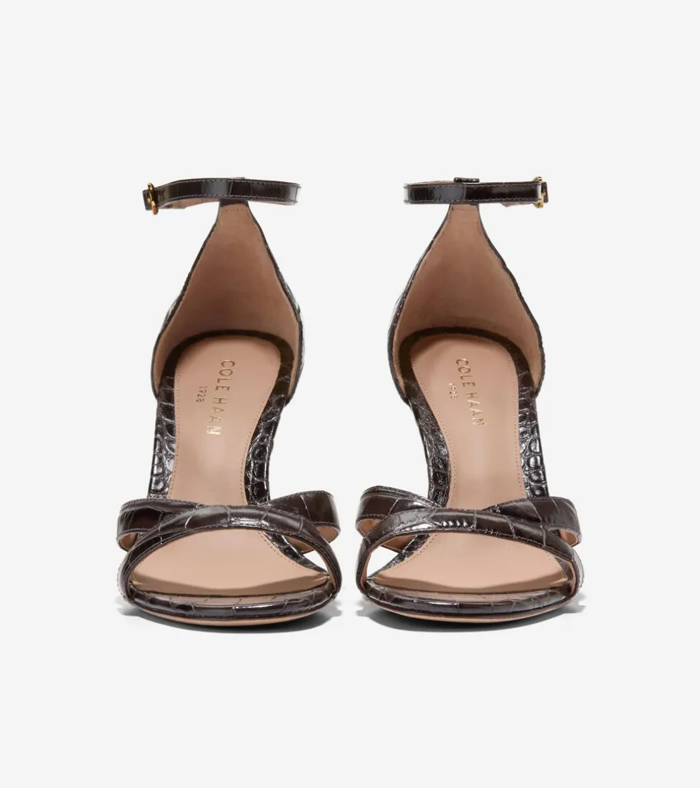 Cole Haan Dress Shoes | Heels & Pumps*Women's Christena Heeled Sandals ChocolateCrocPrint