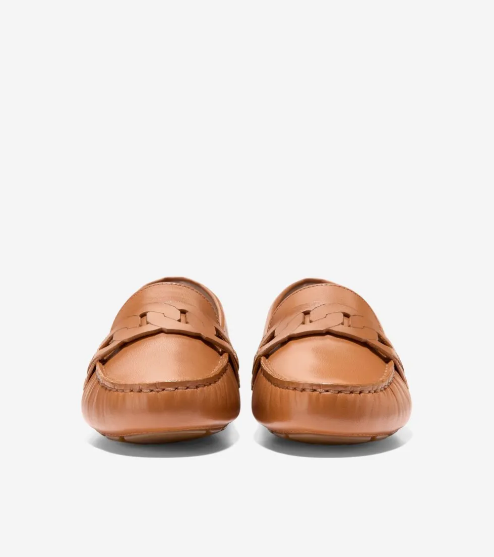 Cole Haan Dress Shoes | Loafers & Drivers*Women's Evelyn Chain Drivers Caramel