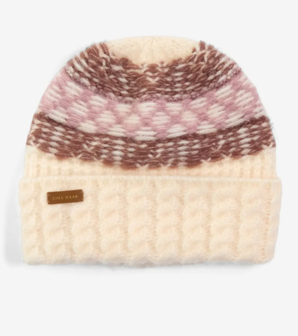 Cole Haan Hats, Gloves, & Scarves | Hats, Gloves, & Scarves*Women's Fair Isle Cuff Hat Natural