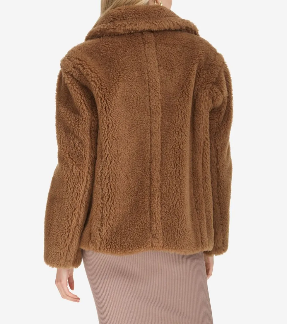 Cole Haan Peacoats & Blazers | Outerwear*Women's Faux Fur Teddy Jacket Toffee