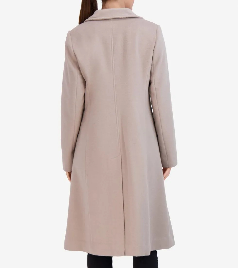 Cole Haan Wool Coats | Trench Coats*Women's Flared Dress Coat Stone