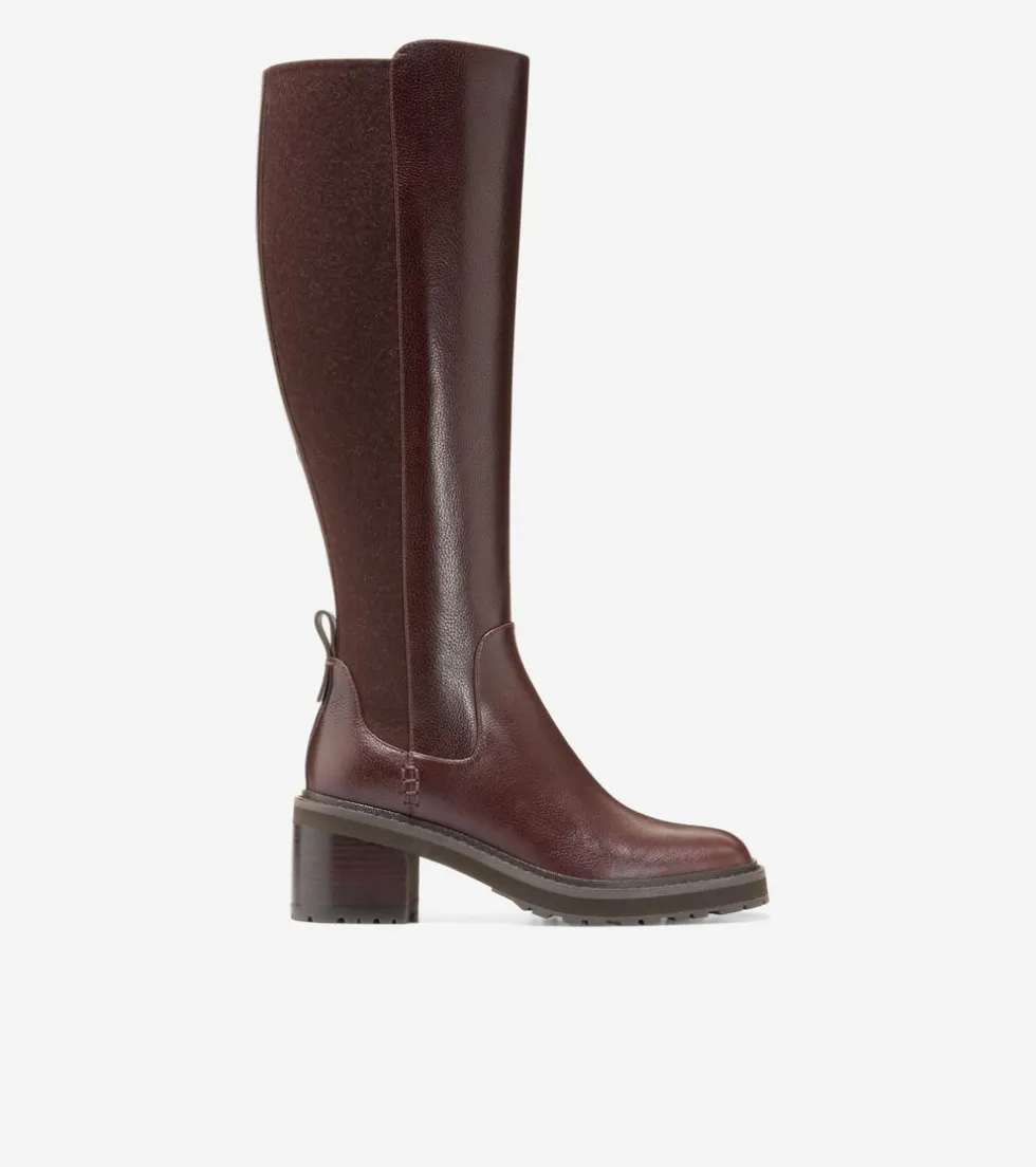 Cole Haan Boots*Women's Gema Tall Waterproof Lug Boots Madeira