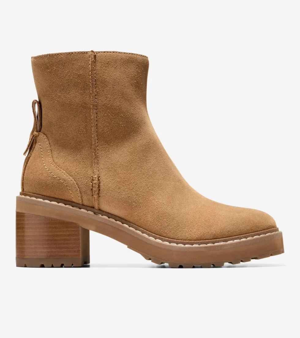 Cole Haan Boots*Women's Gillian Waterproof Lug Boots GoldenToffee