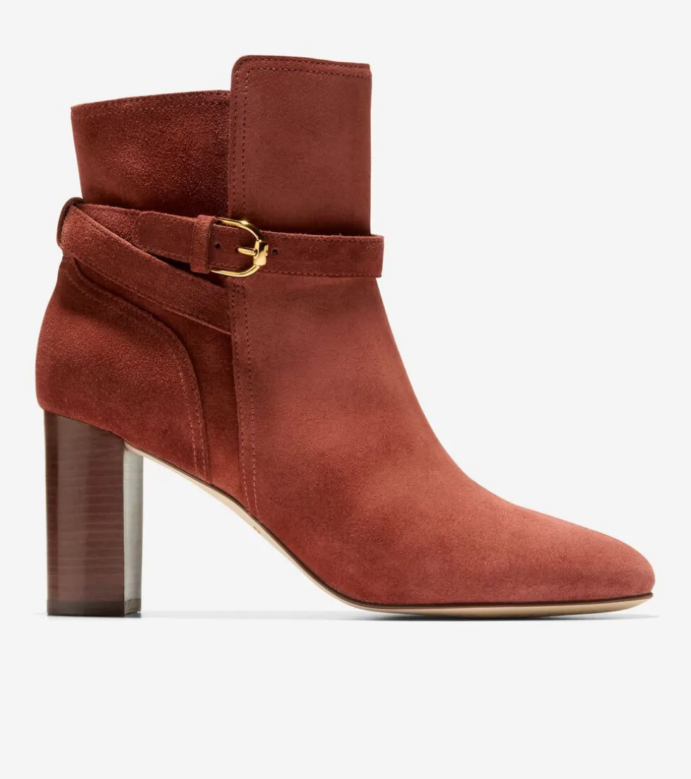 Cole Haan Boots*Women's Glendale Buckle Ankle Boots Cuoio