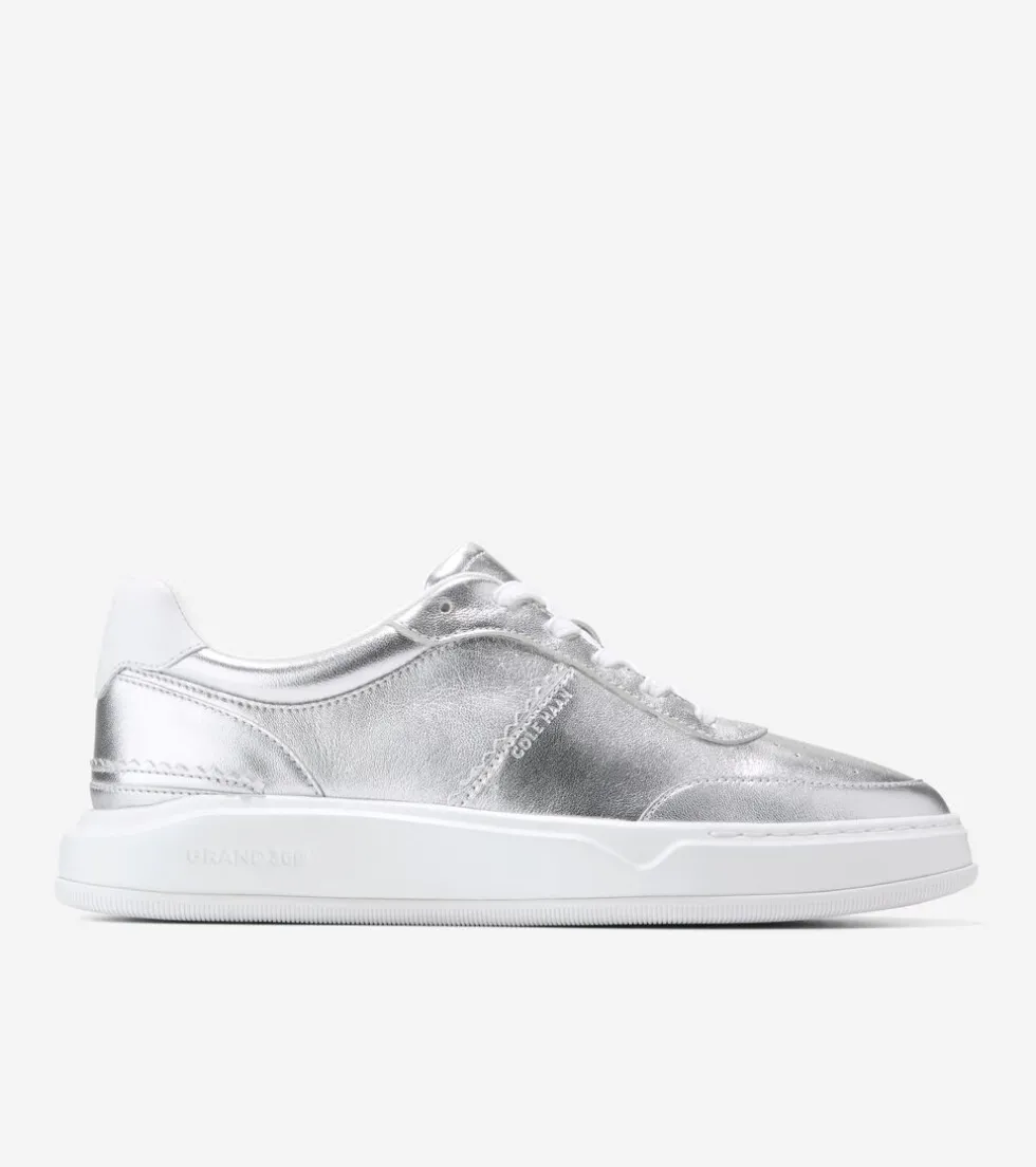 Cole Haan Sneakers*Women's GrandPrø Carissa Sneaker Silver-OpticWhite