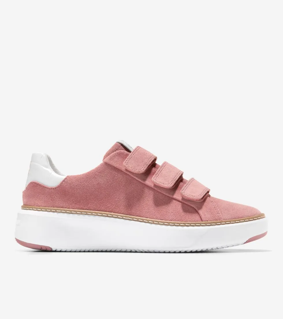 Cole Haan Sneakers*Women's GrandPrø Topspin Triple Strap Sneakers Rouge-WhiteCroc