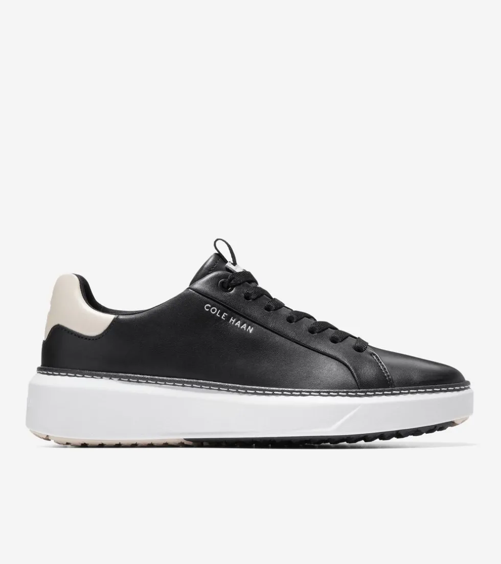 Cole Haan Golf Shoes | Sneakers*Women's GrandPrø Topspin Waterproof Golf Shoes Black-WhitecapGray-OpticWhite