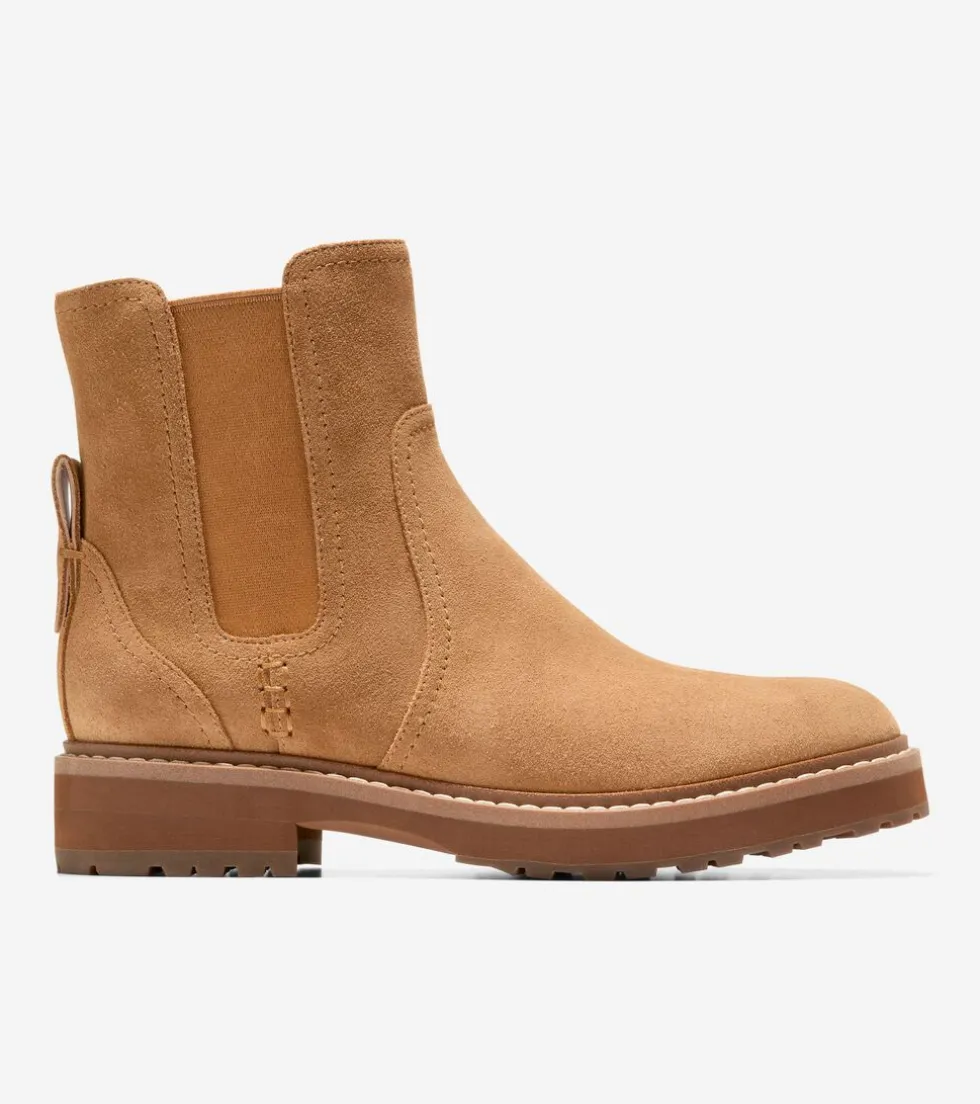 Cole Haan Boots*Women's Greenwich Waterproof Chelsea Boots GoldenToffee