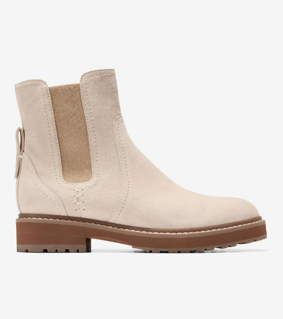 Cole Haan Boots*Women's Greenwich Waterproof Chelsea Boots Oat