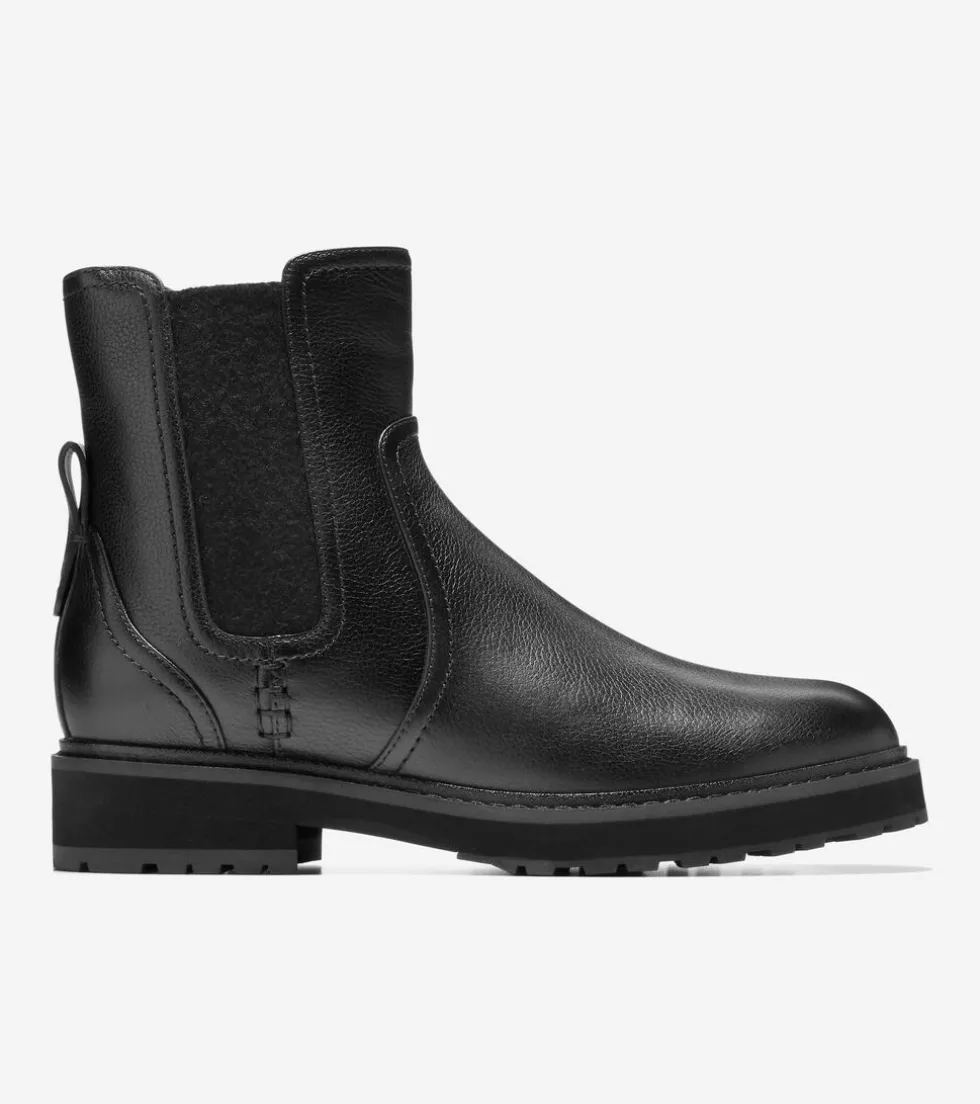 Cole Haan Boots*Women's Greenwich Waterproof Chelsea Boots Black