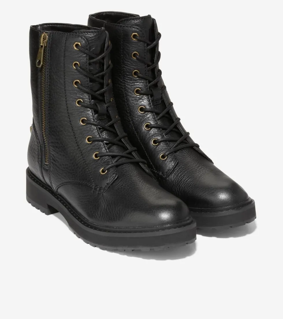 womens_greenwich_waterproof_laceup_boots_4.webp Cole Haan Boots*Women's Greenwich Waterproof Lace-Up Boots Black