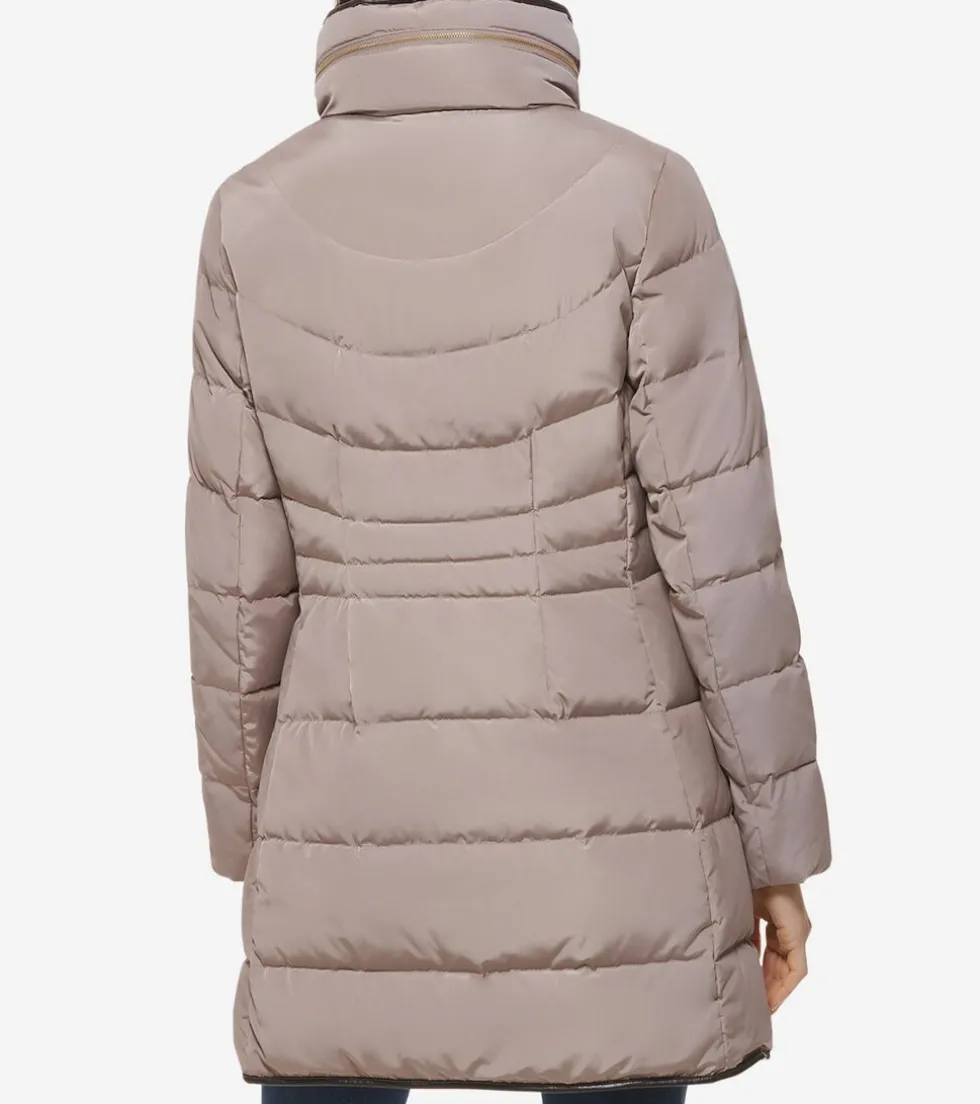 Cole Haan Puffer Jackets | Quilted Jackets*Women's Hidden-Hood Puffer Coat Cashew