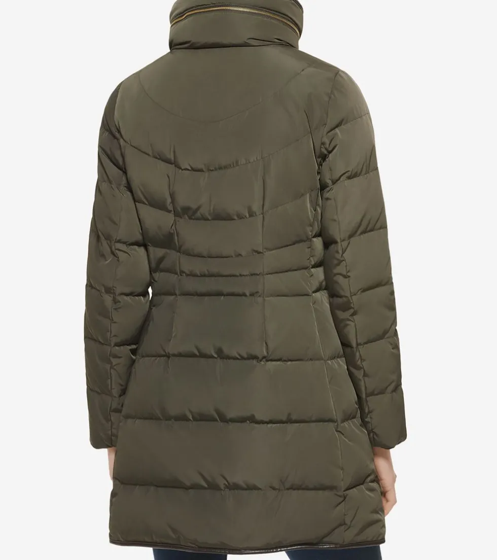 Cole Haan Puffer Jackets | Quilted Jackets*Women's Hidden-Hood Puffer Coat Forest