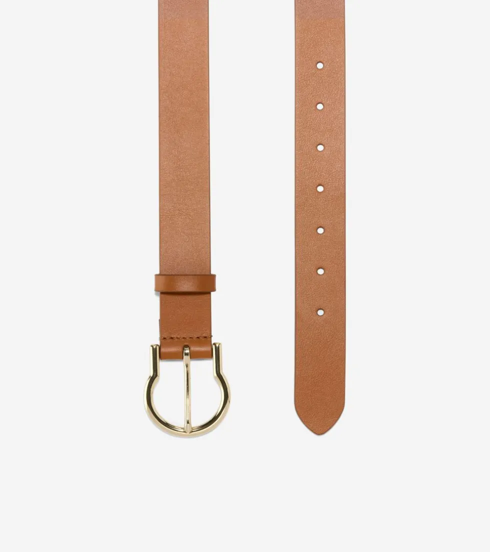 Cole Haan Belts*Women's Hinged Buckle Belt Tan