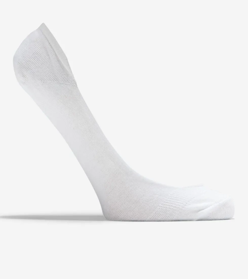 Cole Haan Socks*Women's Knit Ballet Sock Liner - 2 Pack White