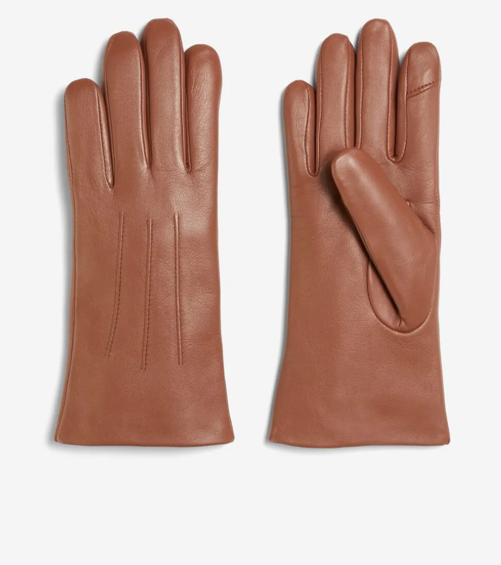 Cole Haan Hats, Gloves, & Scarves | Hats, Gloves, & Scarves*Women's Leather Touch Screen Gloves BritishTan