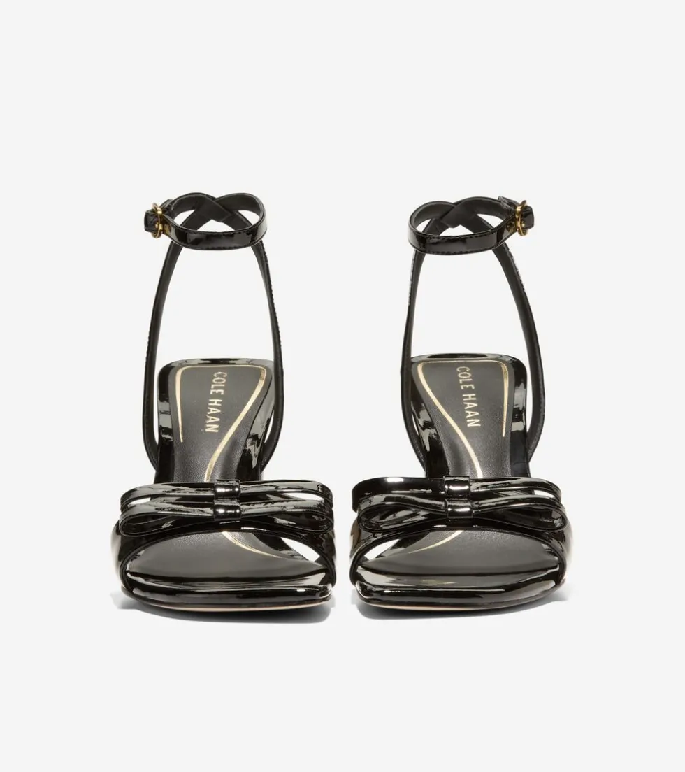 Cole Haan Sandals | Dress Shoes*Women's Noella Bow Sandals BlackPatent