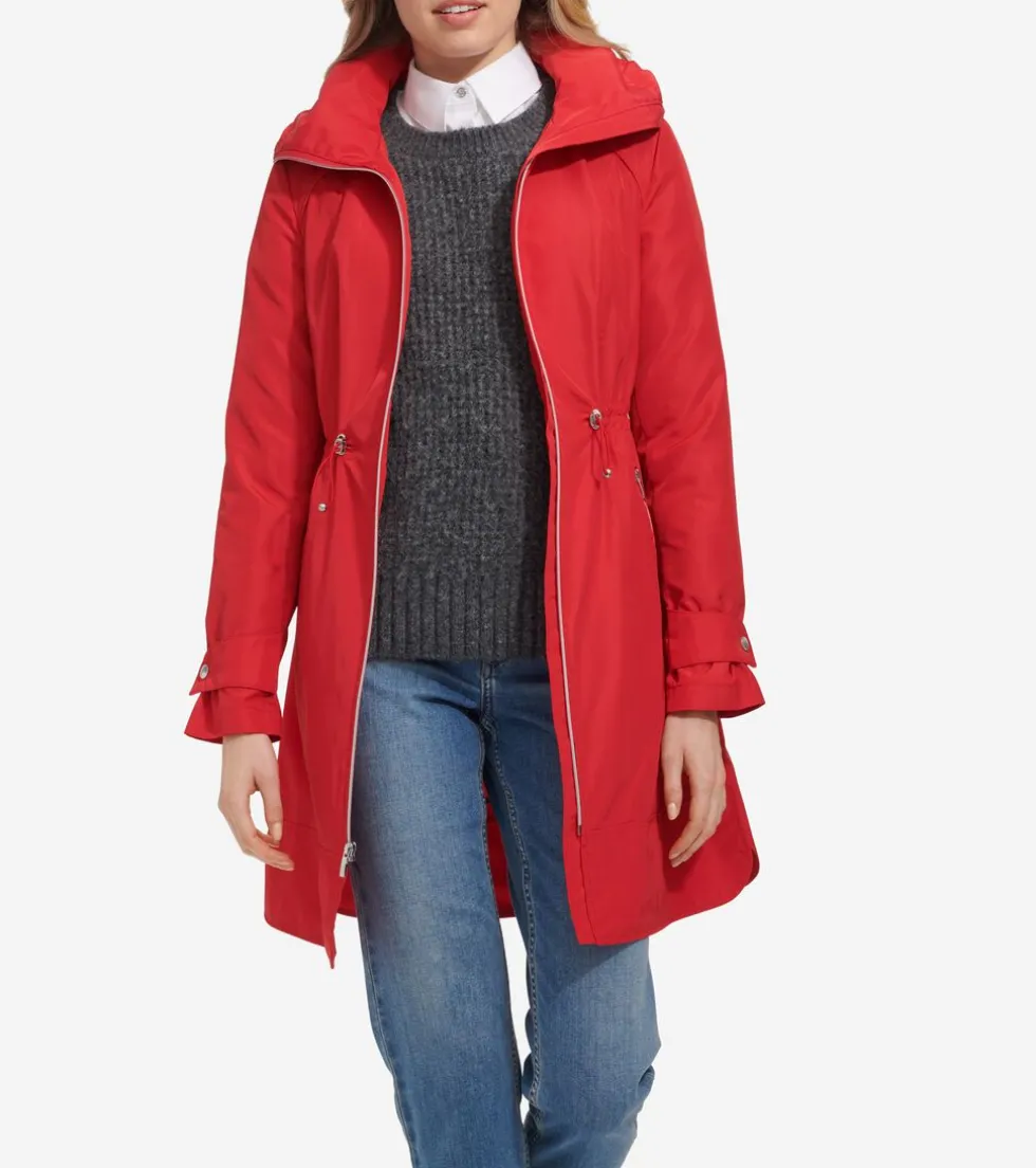 Cole Haan Rain Jackets | Outerwear*Women's Packable Rain Jacket Red