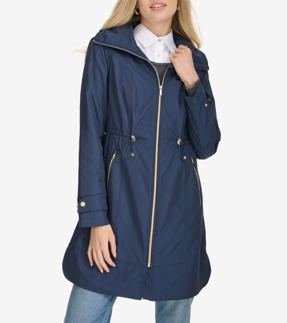 Cole Haan Rain Jackets | Outerwear*Women's Packable Rain Jacket Indigo