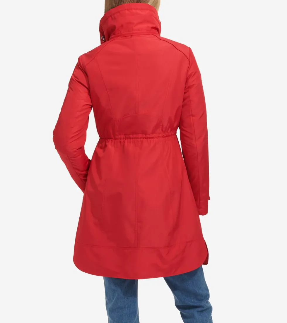 Cole Haan Rain Jackets | Outerwear*Women's Packable Rain Jacket Red