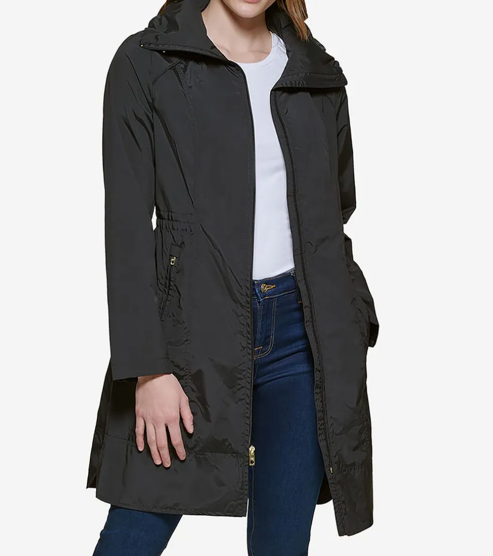 Cole Haan Outerwear | Rain Jackets*Women's Packable Travel Rain Jacket Black