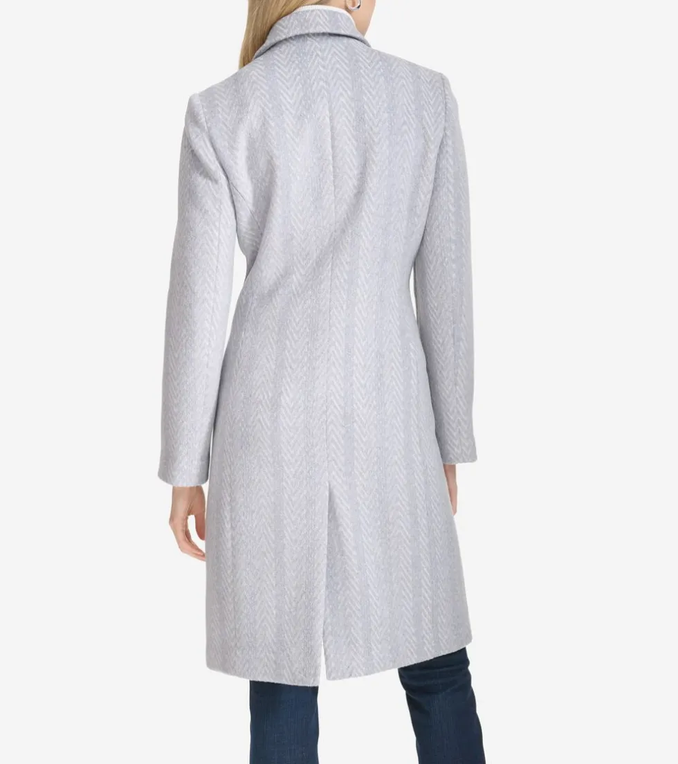 Cole Haan Wool Coats | Peacoats & Blazers*Women's Patterned Asymmetric Coat Grey