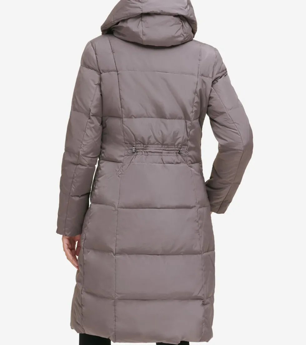 Cole Haan Puffer Jackets | Outerwear*Women's Signature Asymmetrical Collar Convertible Coat 40in Carbon