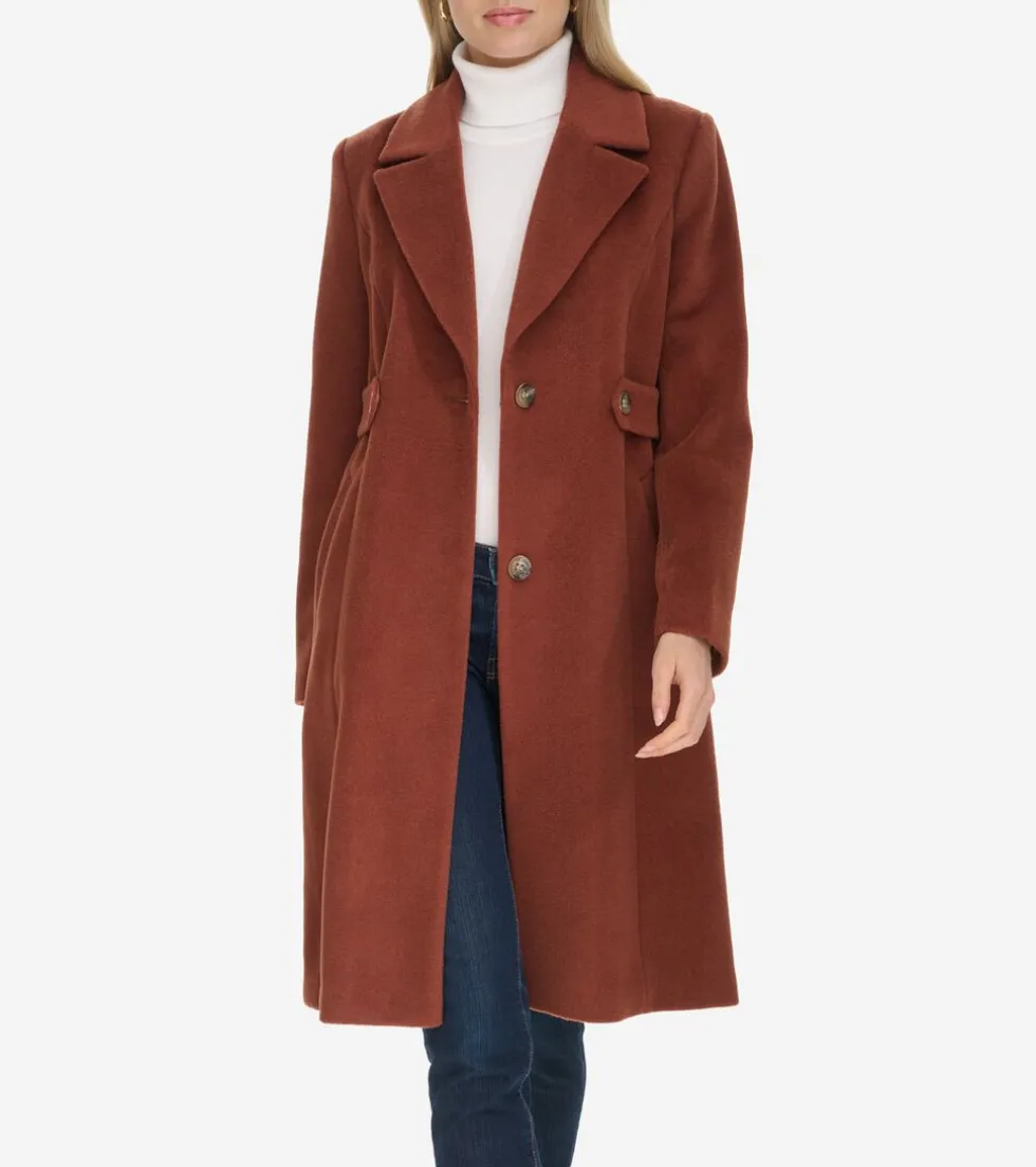 Cole Haan Wool Coats | Peacoats & Blazers*Women's Slick Wool Coat Castor