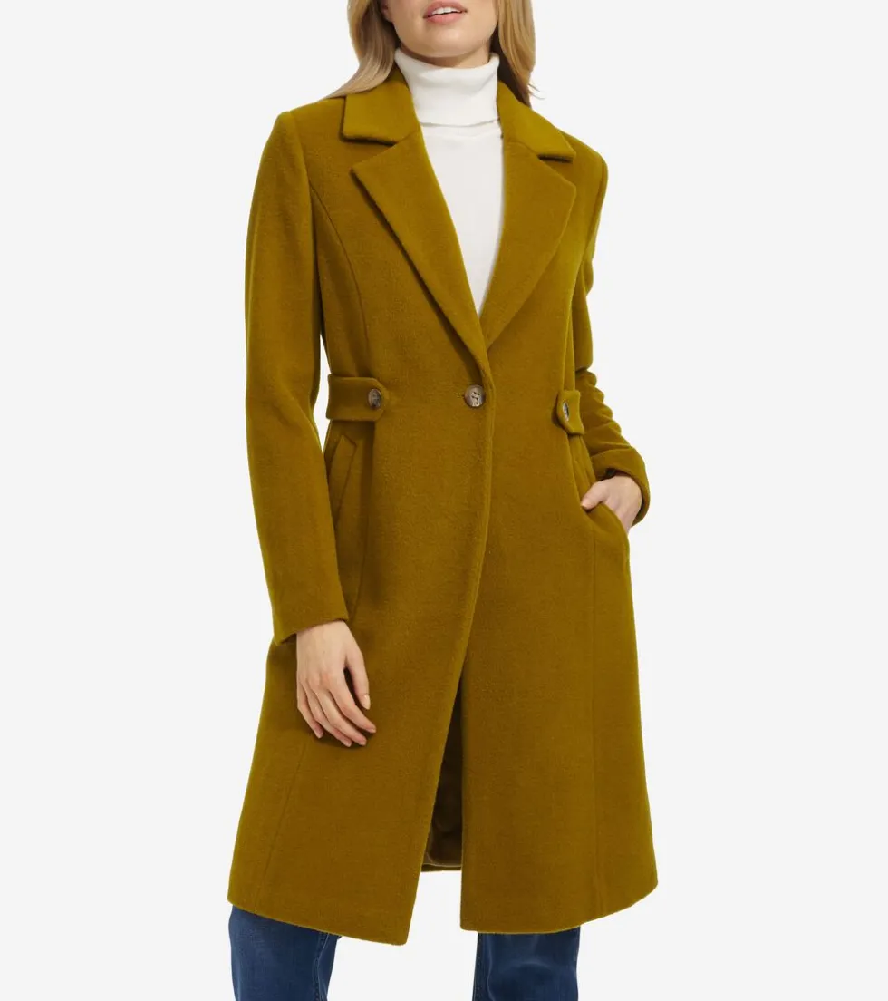 Cole Haan Wool Coats | Peacoats & Blazers*Women's Slick Wool Coat Kiwi