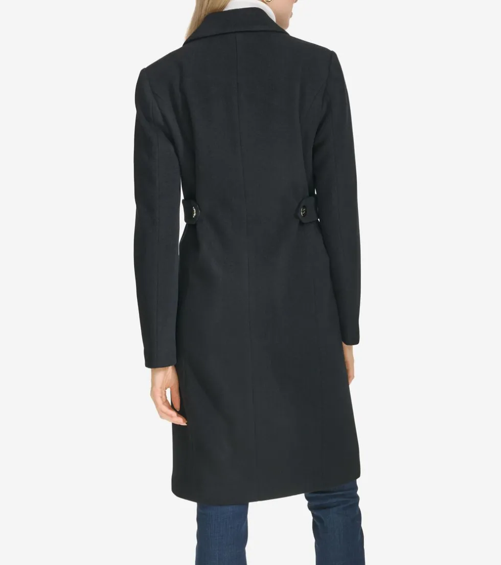 Cole Haan Wool Coats | Outerwear*Women's Slick Wool Coat Black