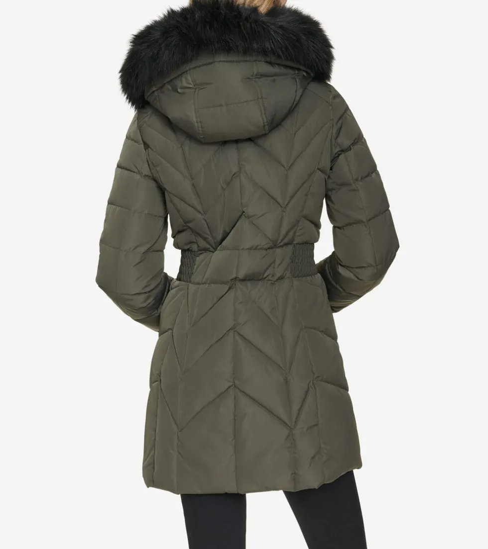 Cole Haan Puffer Jackets | Outerwear*Women's Taffeta Down Coat Forest