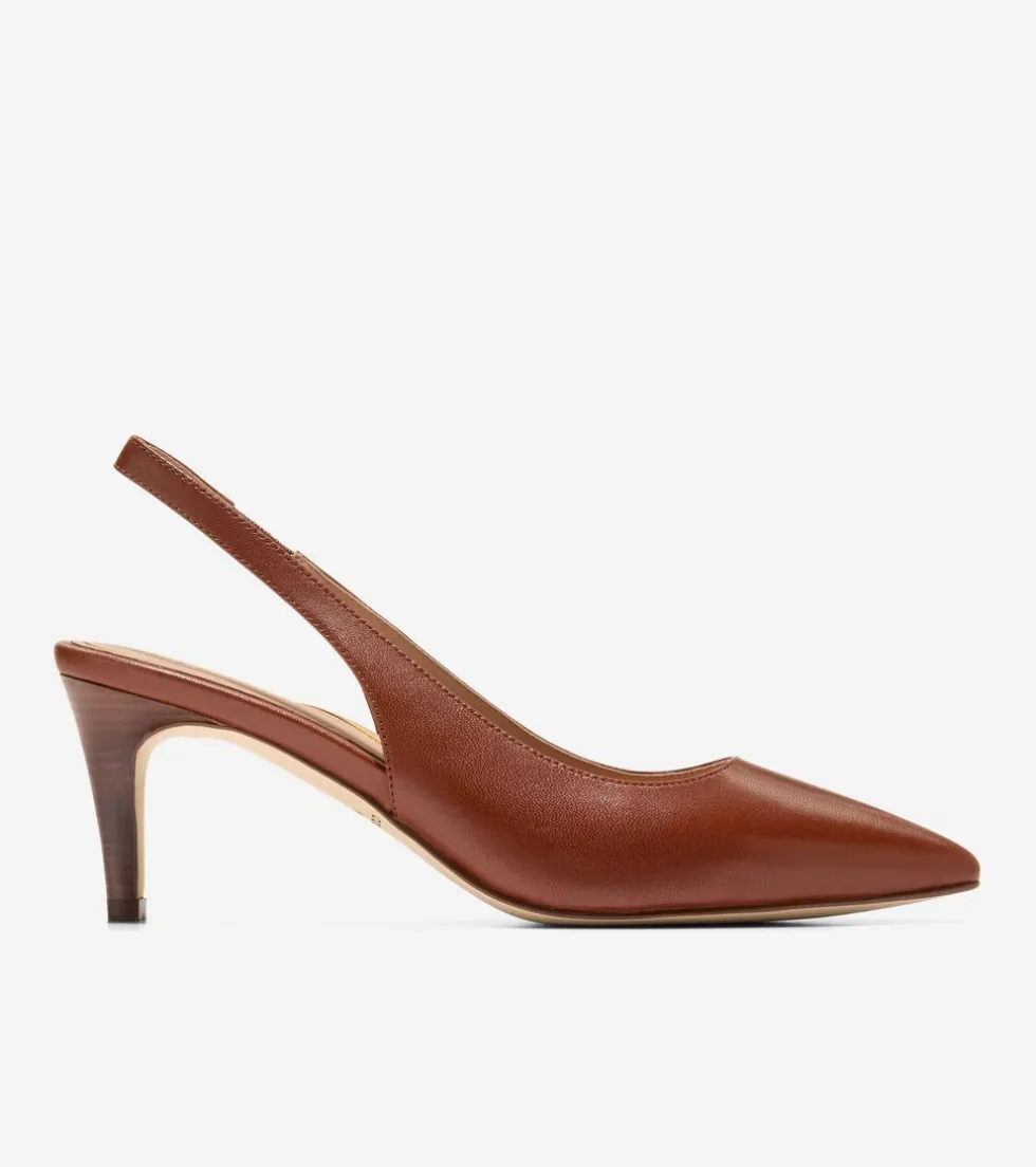 Cole Haan Dress Shoes | Heels & Pumps*Women's Vandam Slingback Pumps 65MM Cuoio