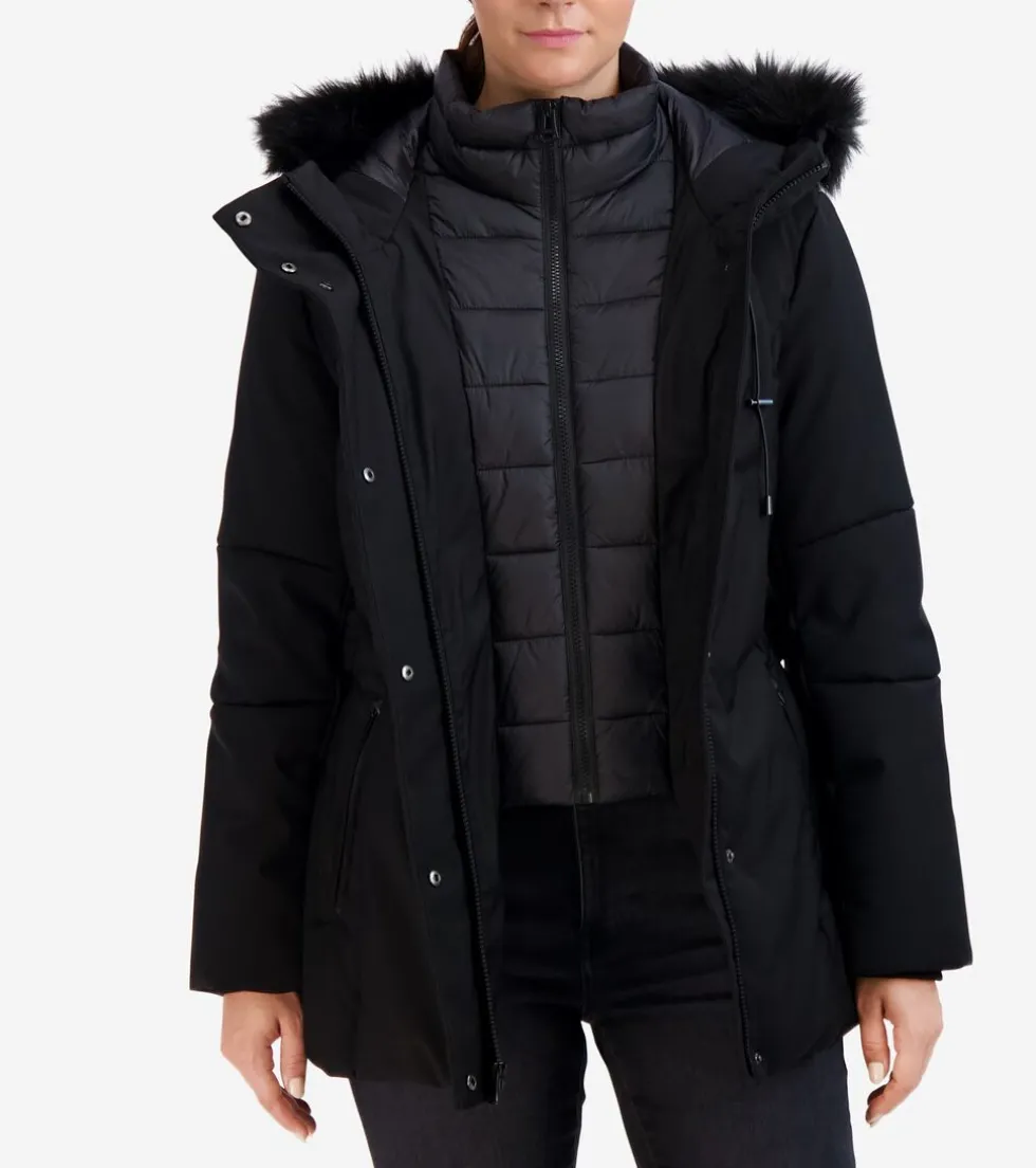 Cole Haan Puffer Jackets | Outerwear*Women's Water-Resistant Stretch Twill Jacket Black