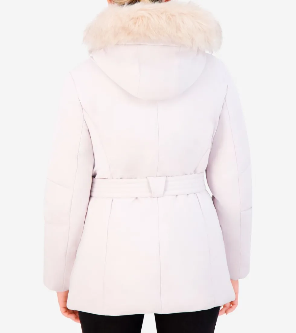 Cole Haan Puffer Jackets | Outerwear*Women's Water-Resistant Stretch Twill Jacket Cream