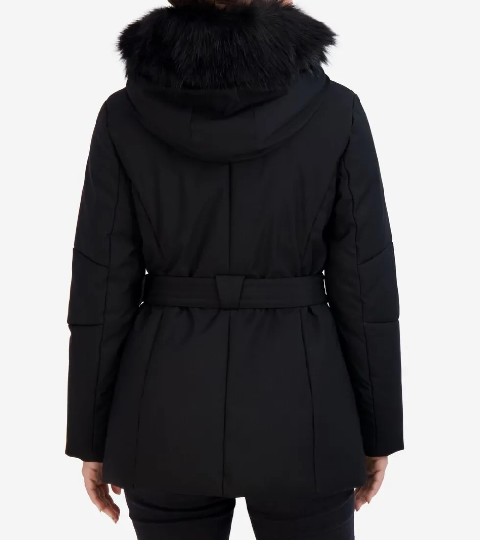 Cole Haan Puffer Jackets | Outerwear*Women's Water-Resistant Stretch Twill Jacket Black