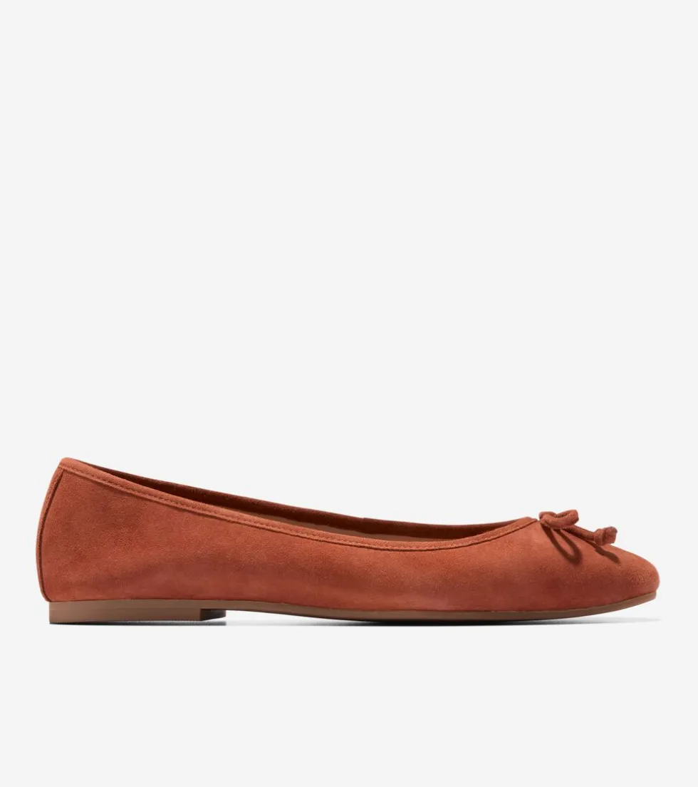 Cole Haan Flats & Ballets*Women's Yara Soft Ballet Flats Cuoio