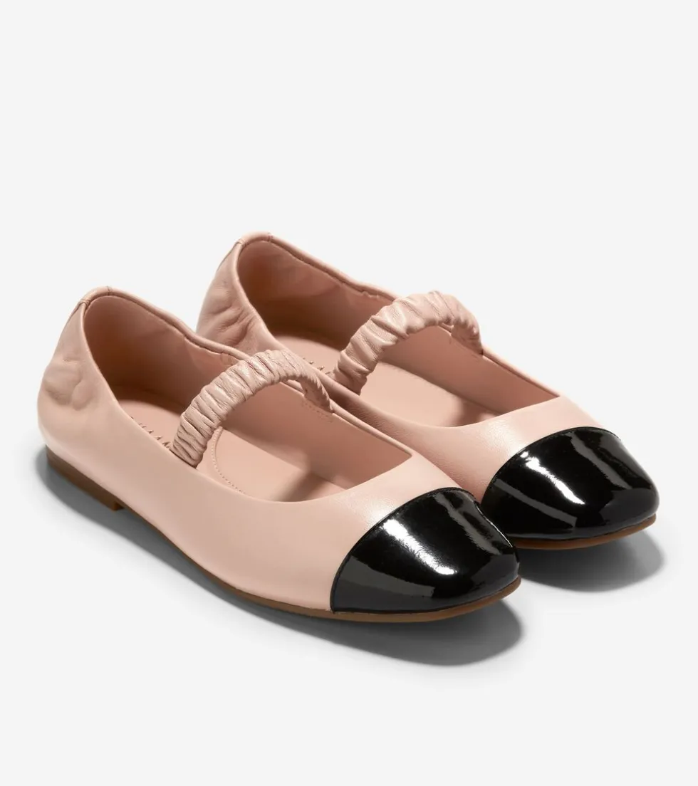 womens_yvette_mary_jane_ballet_flats_5-2.webp Cole Haan Flats & Ballets*Women's Yvette Mary Jane Ballet Flats Porcelain-BlackPatent