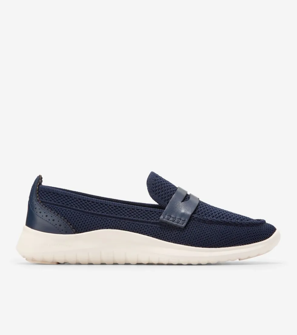 Cole Haan Loafers & Drivers*Women's ZERØGRAND Meritt Stitchlite™ Loafers MarineBlueStitchlite™-Ivory