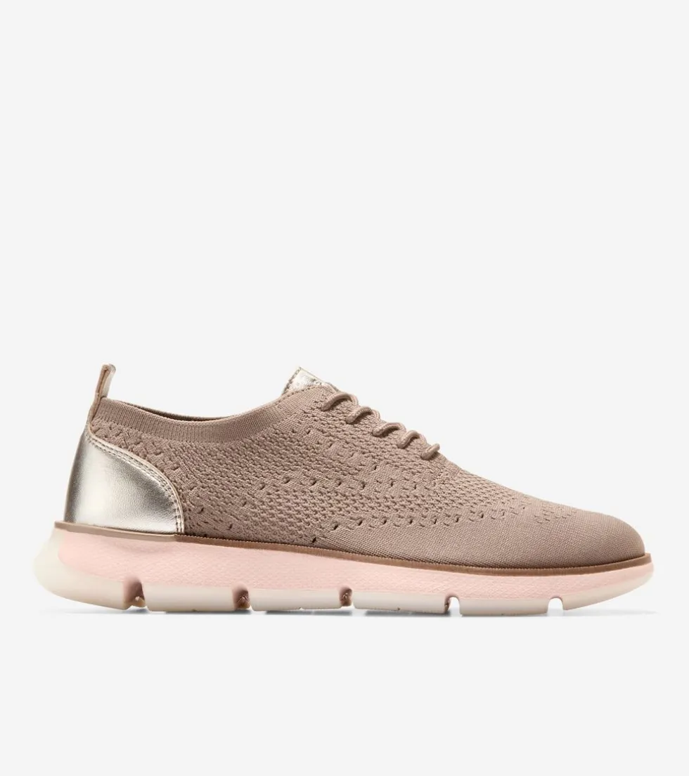 Cole Haan Oxfords*Women's 4.ZERØGRAND Stitchlite™ Oxfords IrishCoffee-Gold