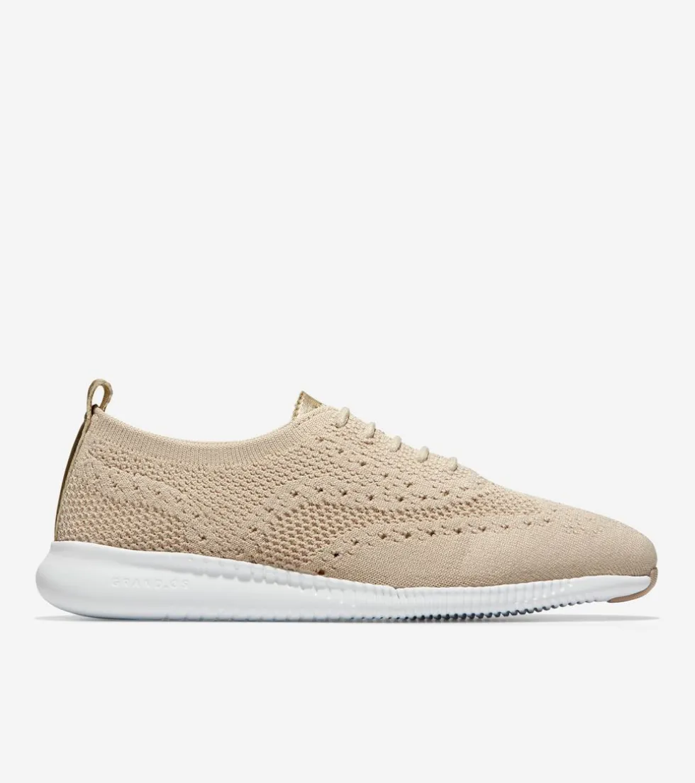 Cole Haan Oxfords*Women's 2.ZERØGRAND Stitchlite™ Wingtip Oxfords RyeStitchlite™-OpticWhite